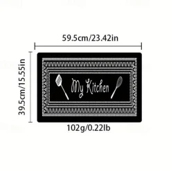 Kitchen Mat Geometric Non-Slip Oil Proof Rug Indoor Outdoor Mat Bedroom Decor Bathroom Mat Entrance Rug Door Mat