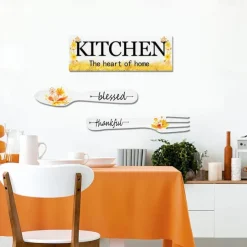 Kitchen Restaurant Sign Wall Decoration Wooden Sign Door Sign Home Decoration Gift