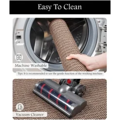 Kitchen Rugs & Mats Non-Skid WashableAnti-Fatigue, Non-Slip Absorbent Woven Runner Rubber Backed for Floors, Machine Washable Farmhouse Standing Mats for Sink, Laundry Room, Hallway