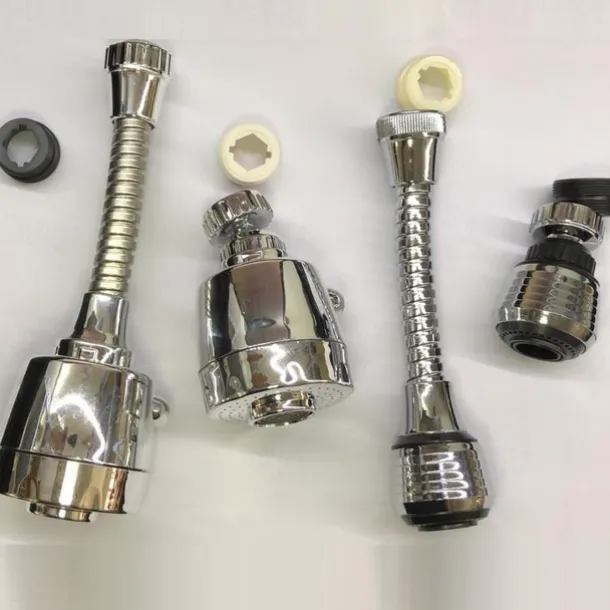 Kitchen Sink Faucet Sprayer Water Saving Aerator 360 Degrees Rotatable Bubbler Filter Free To Bend Nozzle Flexible Tap