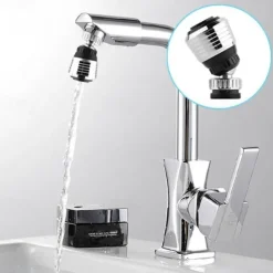 Kitchen Sink Faucet Sprayer Water Saving Aerator 360 Degrees Rotatable Bubbler Filter Free To Bend Nozzle Flexible Tap