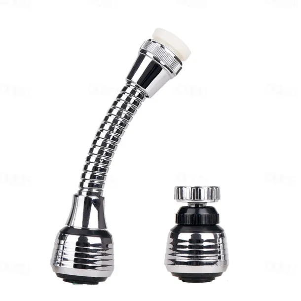 Kitchen Sink Faucet Sprayer Water Saving Aerator 360 Degrees Rotatable Bubbler Filter Free To Bend Nozzle Flexible Tap