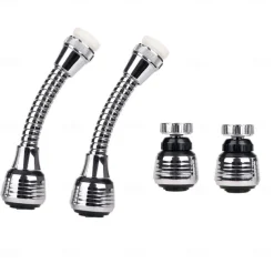 Kitchen Sink Faucet Sprayer Water Saving Aerator 360 Degrees Rotatable Bubbler Filter Free To Bend Nozzle Flexible Tap