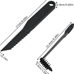 Kitchen Spiral and V-Shaped Tools, Spiral Slicer Blade Hand Slicer Cutter Potato Cucumber Vegetables Spirals Knife Kitchen Accessories Tool,Manual Screw Peelers Kitchens and Dining Toolings