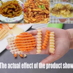 Kitchen Spiral and V-Shaped Tools, Spiral Slicer Blade Hand Slicer Cutter Potato Cucumber Vegetables Spirals Knife Kitchen Accessories Tool,Manual Screw Peelers Kitchens and Dining Toolings