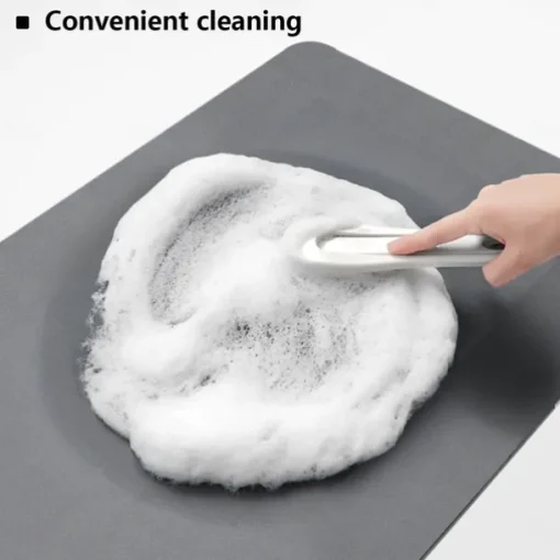 kitchen Super Absorbent Draining Mat Kitchen Draining Mat Super Absorbent Kitchen Sink Drainer Counter Mat Anti-Slip Absorbent Draining Mat Kitchen Counter Quick Dry Dish Drainer Mat