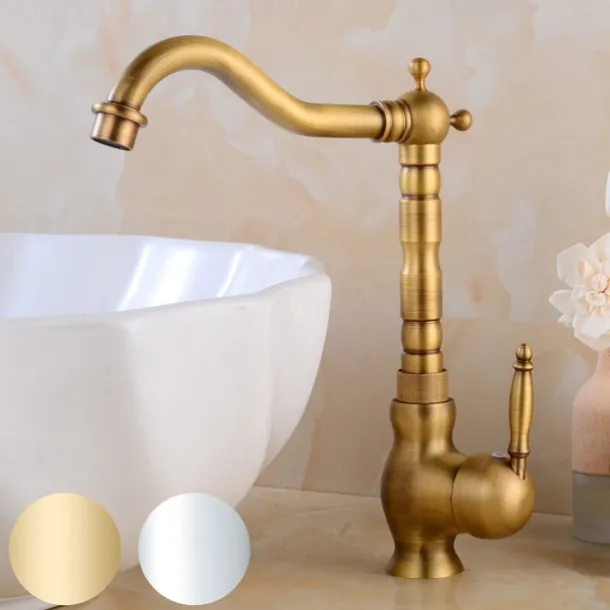 Kitchen Taps Sink Mixer Vessel Faucet, Single Handle with Cold and Hot Hose