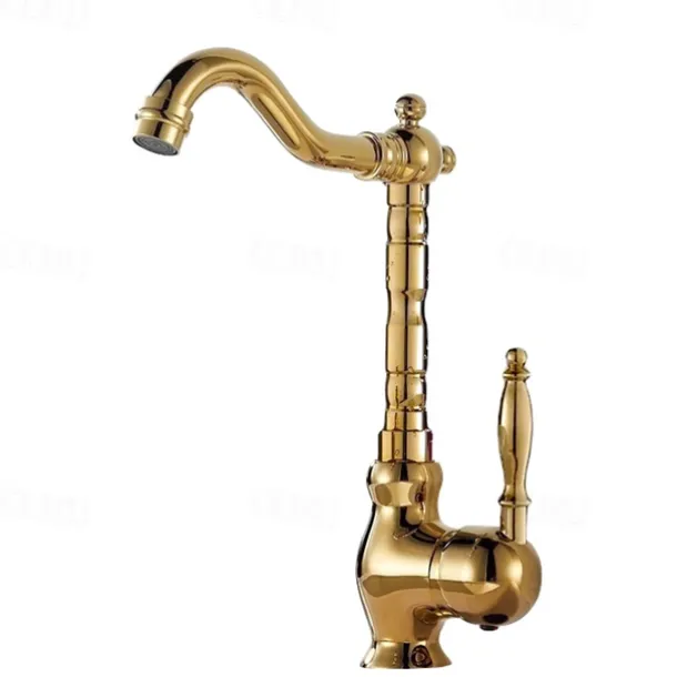 Kitchen Taps Sink Mixer Vessel Faucet, Single Handle with Cold and Hot Hose