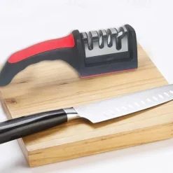 Knife Sharpener 4 Stages Professional Kitchen Sharpening Stone Grinder Knives Whetstone Tungsten Diamond Ceramic Sharpener Tool