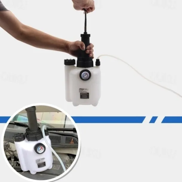 3L Brake Bleeder Car Brake Bleeder Brake Fluid Changer With 1L Suction Container For E20 (45mm)