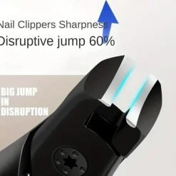 Labor Saving Nail Clippers, Wide Jaws Sharp Nail Clippers, Stainless Steel Nail Clippers For Thick And Hard Fingernail And Toenail