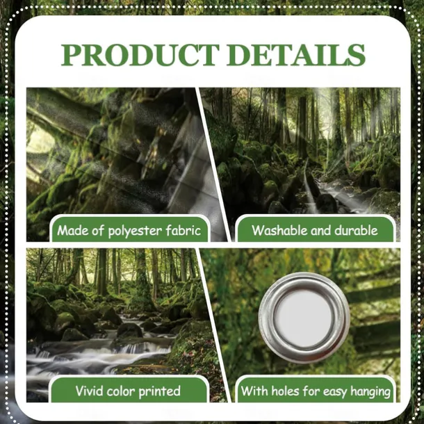 Landscape Door Decorations Garage Door Cover Spring Lake Outdoor Banner Large Backdrop for Holiday Outdoor Garage Door Home Wall Decorations