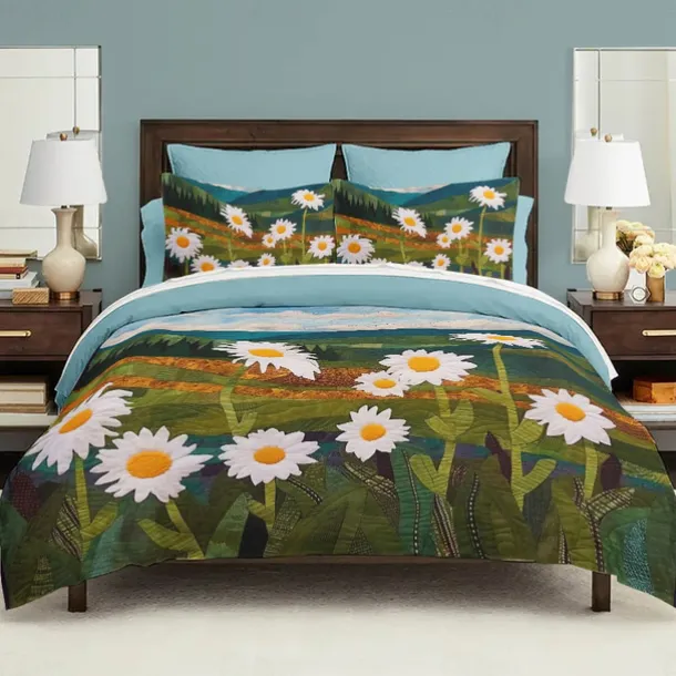 Landscape Pattern Duvet Cover Set Set Soft 3-Piece Luxury Cotton Bedding Set Home Decor Gift Twin Full King Queen Size Duvet Cover