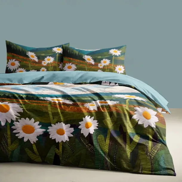 Landscape Pattern Duvet Cover Set Set Soft 3-Piece Luxury Cotton Bedding Set Home Decor Gift Twin Full King Queen Size Duvet Cover