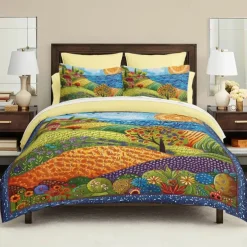 Landscape Pattern Duvet Cover Set Set Soft 3-Piece Luxury Cotton Bedding Set Home Decor Gift Twin Full King Queen Size Duvet Cover