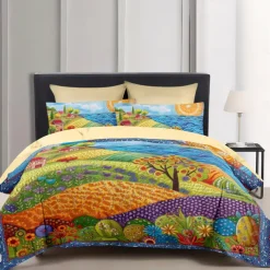 Landscape Pattern Duvet Cover Set Set Soft 3-Piece Luxury Cotton Bedding Set Home Decor Gift Twin Full King Queen Size Duvet Cover