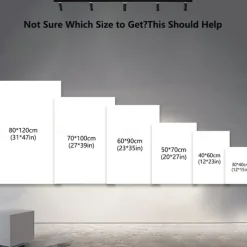 Landscape Prints Posters/Picture Black and White Moon Wall Art Wall Hanging Gift Home Decoration Rolled Canvas No Frame Unframed Unstretched Multiple Size