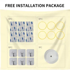 Landscape Sunflowers Door Decorations Garage Door Cover Outdoor Banner Large Backdrop for Holiday Outdoor Garage Door Home Wall Decorations