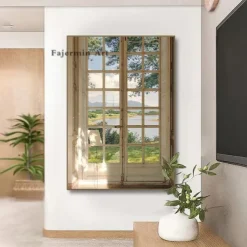 Landscape Wall Art Canvas The Window Modern Art Landscape Home Decoration Décor Rolled Canvas No Frame Unframed