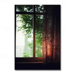 Landscape Wall Art Canvas The Window Modern Art Landscape Home Decoration Décor Rolled Canvas No Frame Unframed