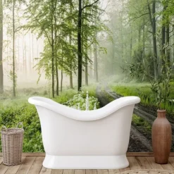 Landscape Wallpaper Mural Green Forest Wall Covering Sticker Peel and Stick Removable PVC/Vinyl Material Self Adhesive/Adhesive Required Wall Decor for Living Room Kitchen Bathroom