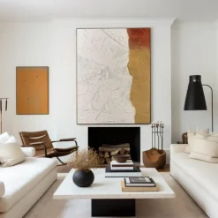 Large abstract brown Painting handmade Abstract oil painting hand painted Beige Painting handmade wabi sabi artwork oil painting Textured Oil Painting Beige Oil Painting Modern decor