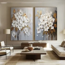 Large Abstract 3d Flower painting handmade Rose Flower Oil Painting on Canvas Wall Art Minimalist Floral Art Custom Painting Modern Living Room Decor Gift