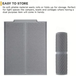 Large And Small Silicone Water Filter Mat Dry Filter Cup Pad Dish Mat Faucet Water Filter Pad Water-Proof Tableware