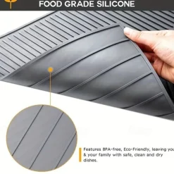 Large And Small Silicone Water Filter Mat Dry Filter Cup Pad Dish Mat Faucet Water Filter Pad Water-Proof Tableware