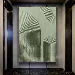 Large Beige And Gold Paintings On Canvas handmade White Textured Wall Art painting hand painted 3d Textured Abstract Painting Minimalist Art for Living Room Canvas Modern Art painting