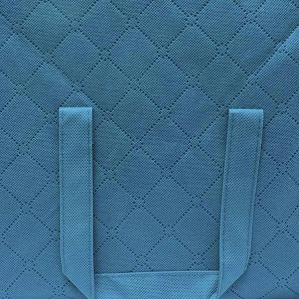 Large Capacity Clothes Storage Bag Organizer with Reinforced Handle Thick Fabric for Comforters Blankets Bedding Foldable with Sturdy Zipper 61X33X31cm