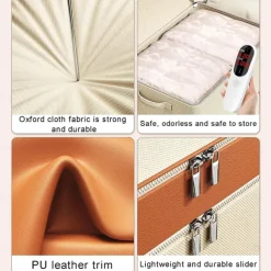 Large Capacity Storage Bags,storage For Clothes,Portable Closet Storage Box With Reinforced Handles,Multi-purpose Household Storage Bag,for Comforters Bedding