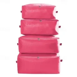 Large Clothes Storage Bag, Under Bag Storage Zipper Clothes Organizer With Handle, Space Saver Containers For Bedding