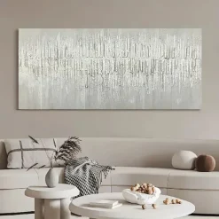 Large 3D Canvas Oil Painting handmade abstract painting handmade Wall Art Botanical Knife Painting Light Luxury oil painting for Living Room bedroom wall Decor