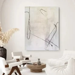 Large handmade Milimalist Abstract Painting Handmade Black Gray Minimalist Painting On Canvas hand painted Textured Painting Abstract Art painting black Gray abstract art painting