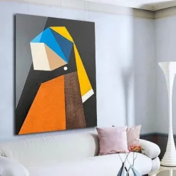 Large handmade Abstract Colorful Figurative Paintings On Canvas handmade Luxury Painting Picasso Style oil painting wall Art Textured Oil Acrylic Painting Wall Decor