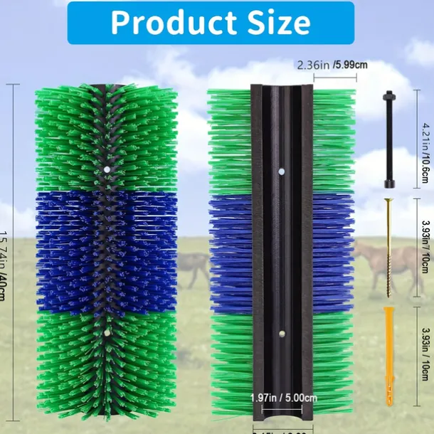 Large Size Hair Removal Brush For Horse Stable And Pasture, Horse Brushes Full Massage Grooming Brush For Horse