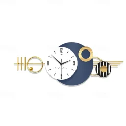 Large Wall Clock for Living Room Decor Modern Minimalist Wall Clock Silent Non-Ticking for Office School Home Kitchen Dining Room Bathroom Battery Operated 82*32CM 100*42CM