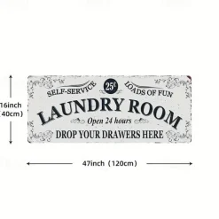 Laundry Mat Rug Kitchen Mat Non-Slip Oil Proof Rug Indoor Outdoor Mat Bedroom Decor Bathroom Mat Entrance Rug Door Mat