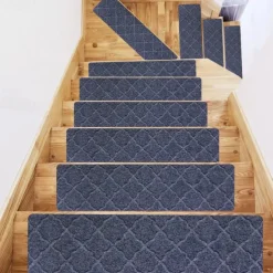 Leaf Carpet Stair Treads for Wooden Steps Stairs Carpet Tape Peel and Stick with Double Adhesive Tape