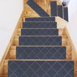 Leaf Carpet Stair Treads for Wooden Steps Stairs Carpet Tape Peel and Stick with Double Adhesive Tape