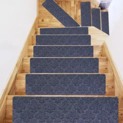 Leaf Carpet Stair Treads for Wooden Steps Stairs Carpet Tape Peel and Stick with Double Adhesive Tape