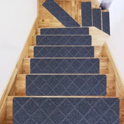 Leaf Carpet Stair Treads for Wooden Steps Stairs Carpet Tape Peel and Stick with Double Adhesive Tape