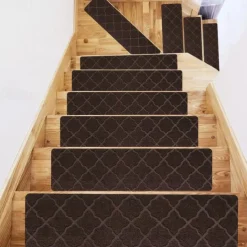Leaf Carpet Stair Treads for Wooden Steps Stairs Carpet Tape Peel and Stick with Double Adhesive Tape