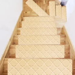 Leaf Carpet Stair Treads for Wooden Steps Stairs Carpet Tape Peel and Stick with Double Adhesive Tape
