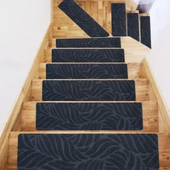 Leaf Carpet Stair Treads for Wooden Steps Stairs Carpet Tape Peel and Stick with Double Adhesive Tape