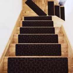 Leaf Carpet Stair Treads for Wooden Steps Stairs Carpet Tape Peel and Stick with Double Adhesive Tape