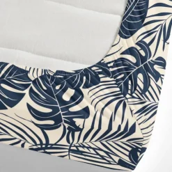 Leaves Spring Pattern Fitted Sheet Set 100% Cotton Ultra Soft Breathable Silky Bed Sheets Deep Pocket Bedding Sheets 3 Piece Queen King Size