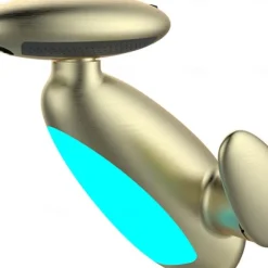 LED Bathroom Sink Faucet, Bathroom Faucet with Removable Sprayer, 4-in-1 Modern, Single Hole Bathroom Faucet, LED Light, Fountain Tap