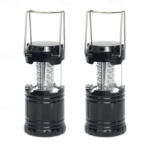 LED Camping Lantern 30leds Outdoor Light Folding Portable Battery Powered LED Camping Tent Light for Outdoor Activities Camping Party Hiking Hurricane Emergency Power Outage Survival Kit